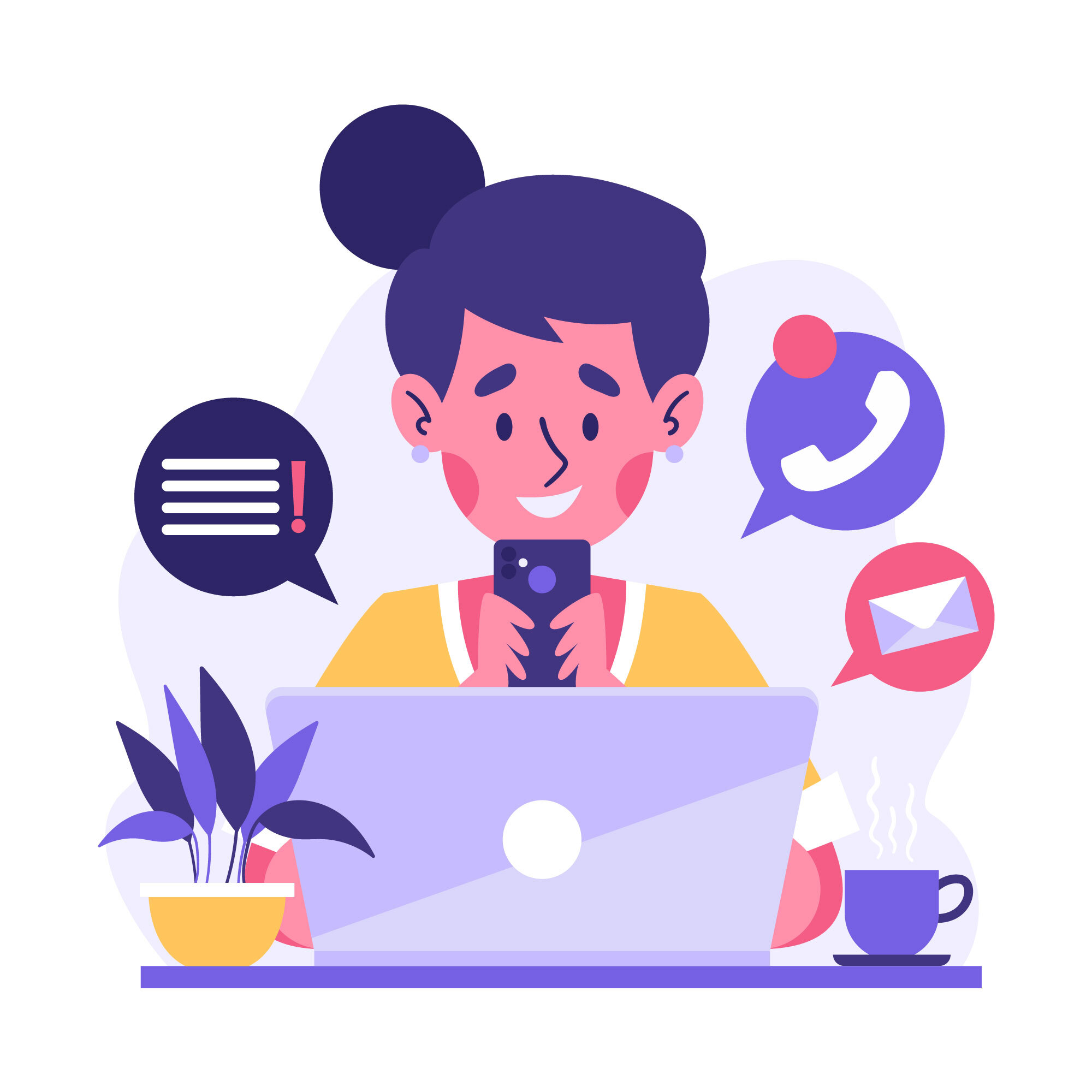 Flash Call Illustration